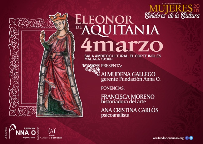 Una conferencia sobre la reina Eleonor de Aquitania abre el V ciclo Mujeres Célebres de la Cultura