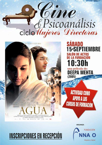 Cartel Cine y Psicoanálisis Agua Deepa Mehta