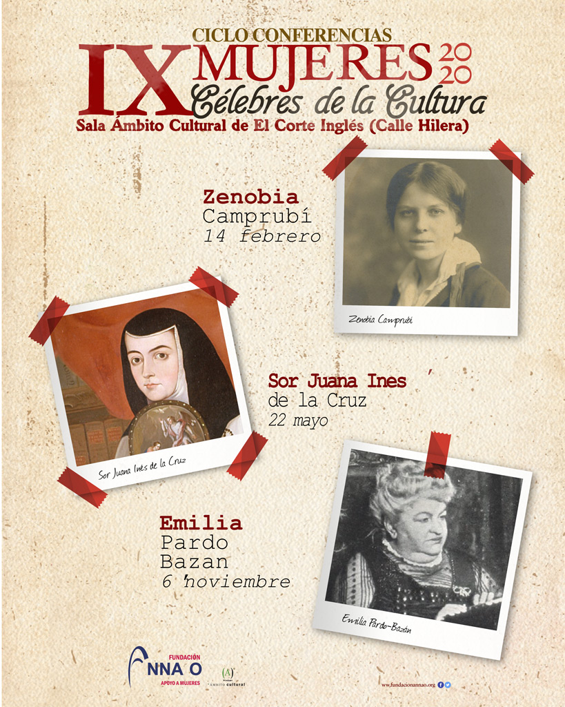 Cartel Mujeres Célebres de la Cultura 2020-21