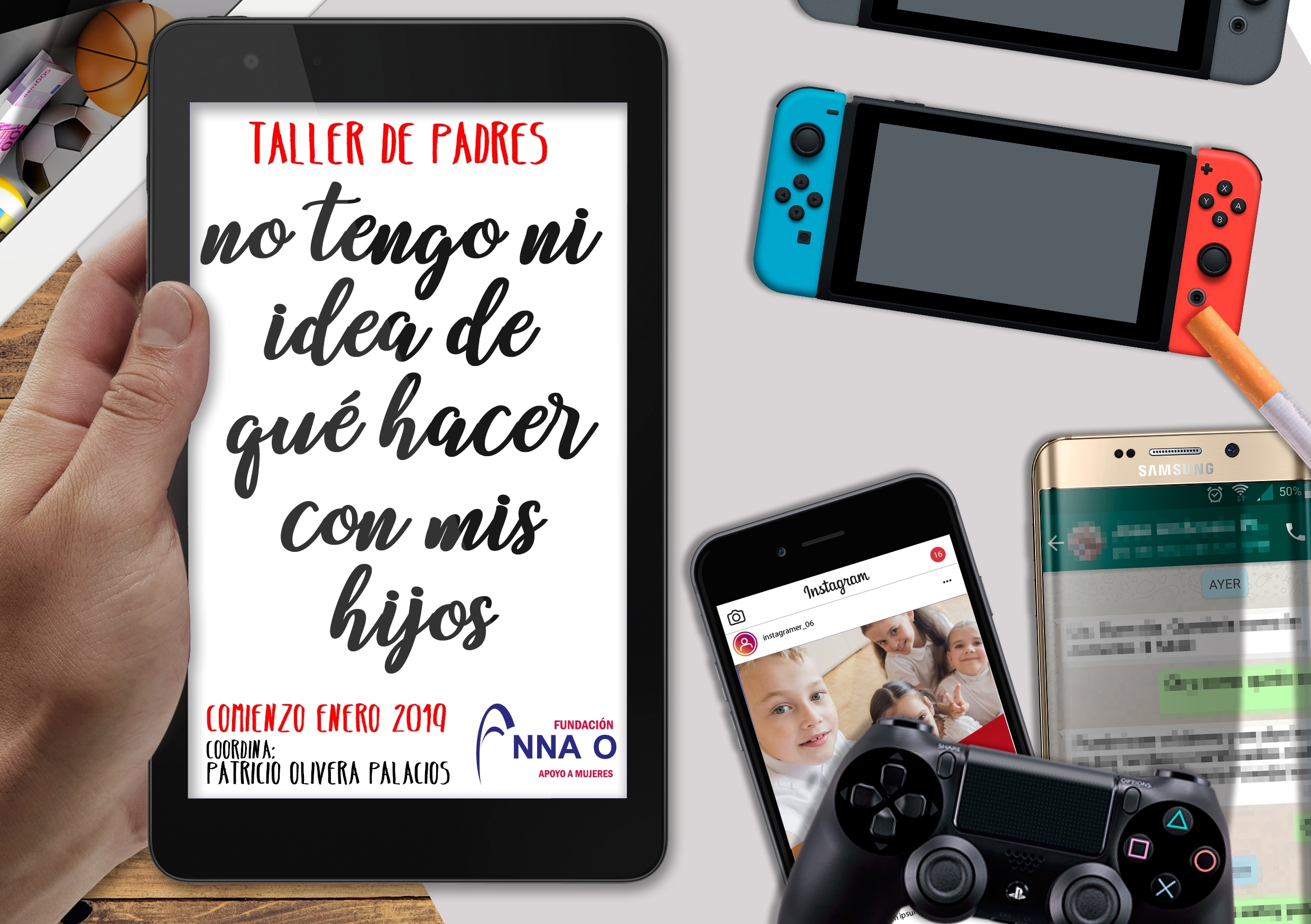 Taller de Padres 2019 "No tengo ni idea de qué hacer con mis hijos"