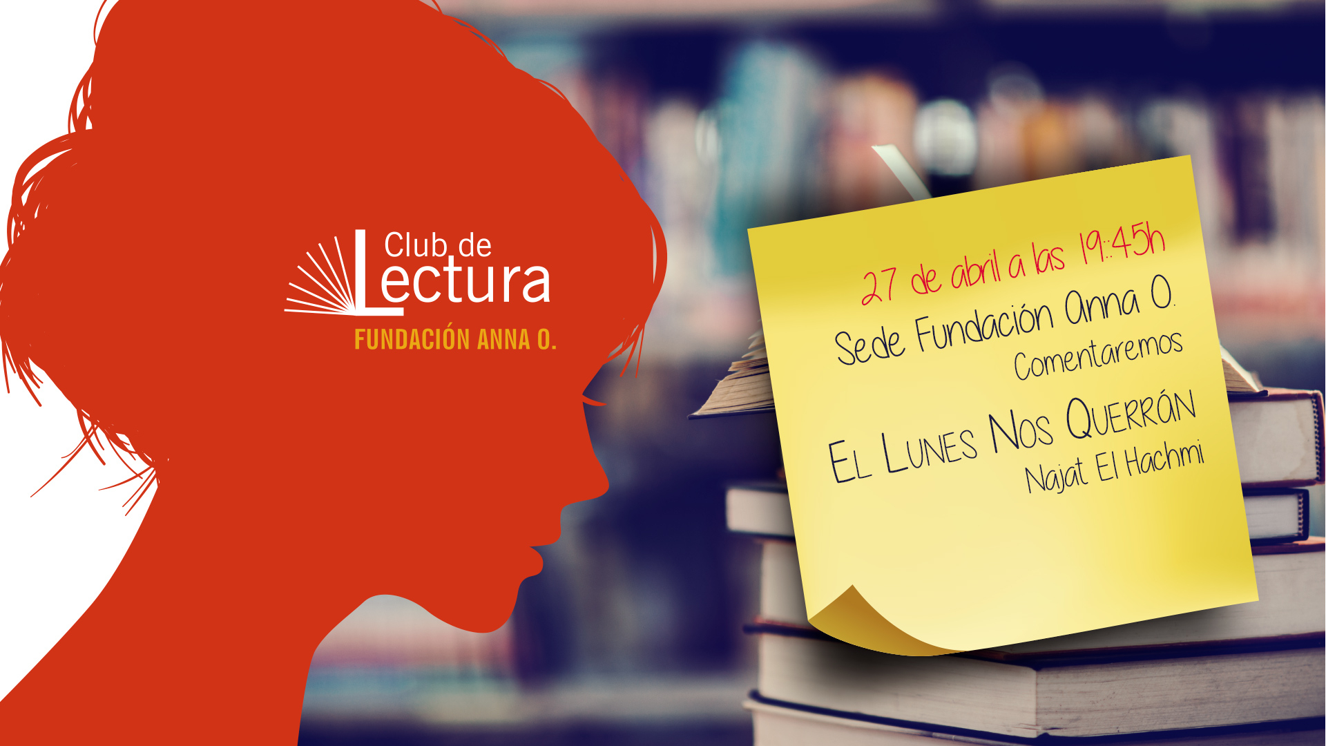 Club de lectura Fundación Anna O.  27 de abril