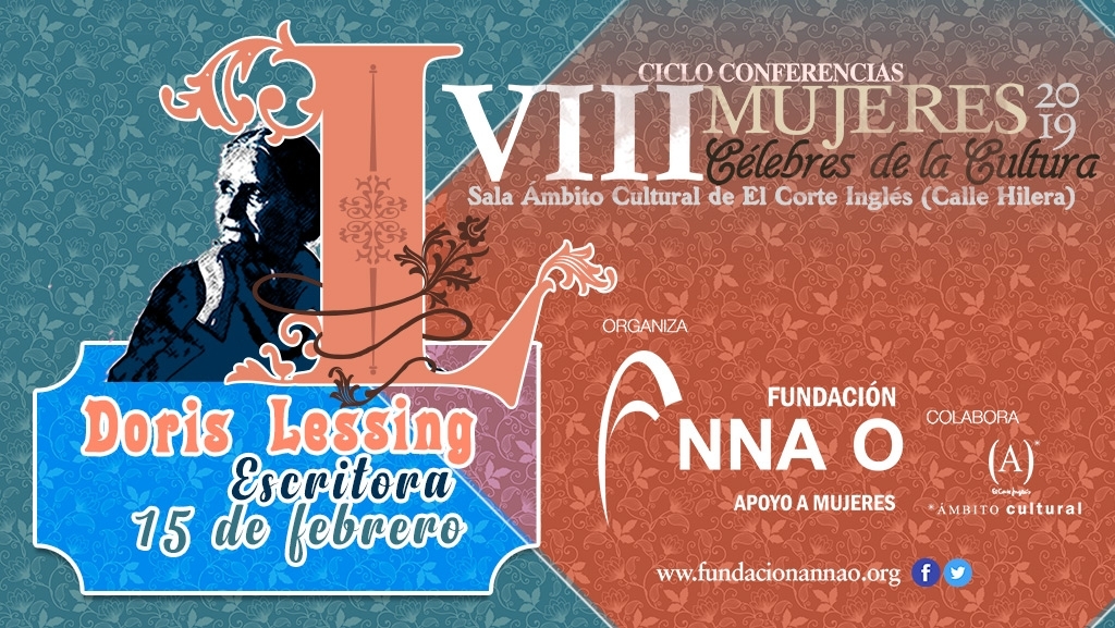 Cambio de fecha de la conferencia sobre Doris Lessing al 15 de febrero de 2019