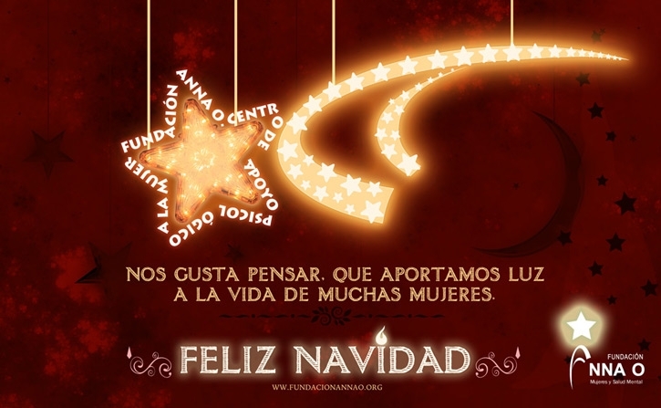 Fundación Anna O. les desea Feliz Navidad