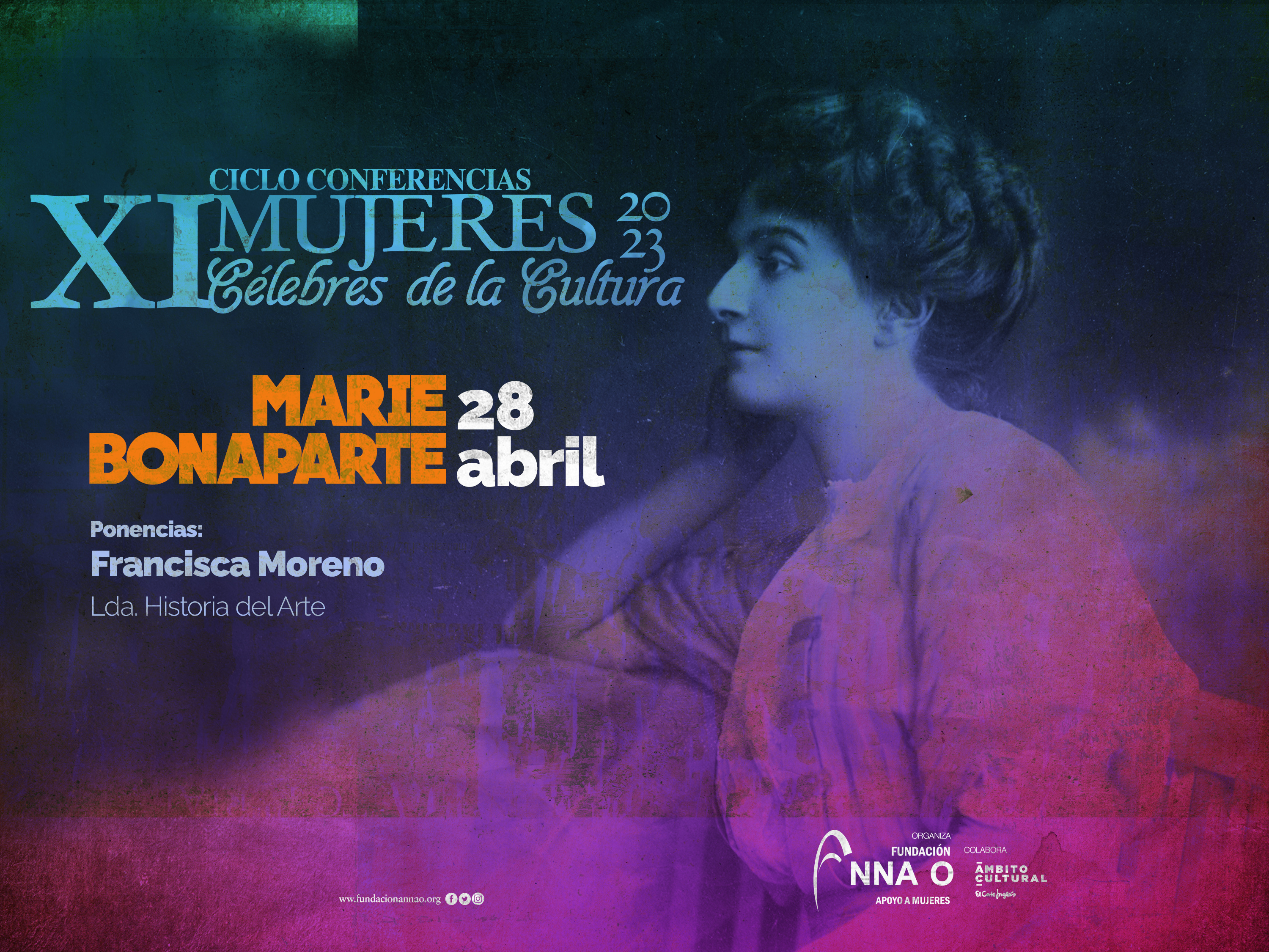 Conferencias Mujeres Célebres: Marie Bonaparte. Francisca Moreno