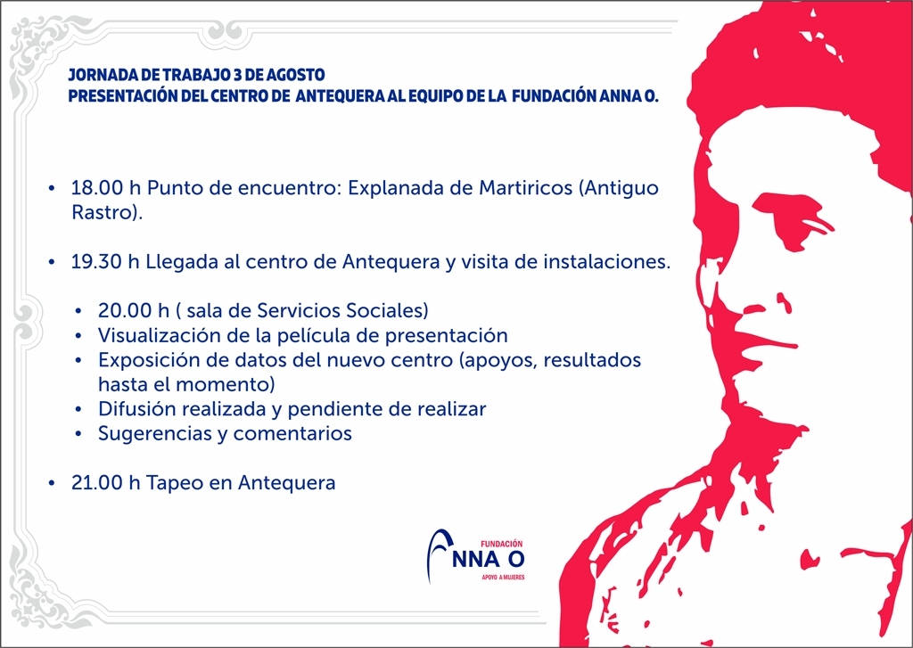 Jornada de presentación del centro de Antequera al equipo de la Fundación Anna O.