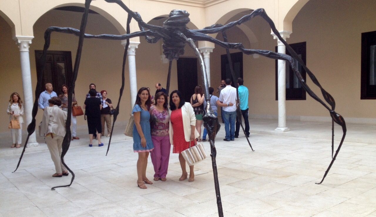 Fundación Anna O en la inauguración de la exposición de Louise Bourgeis en el Museo Picasso