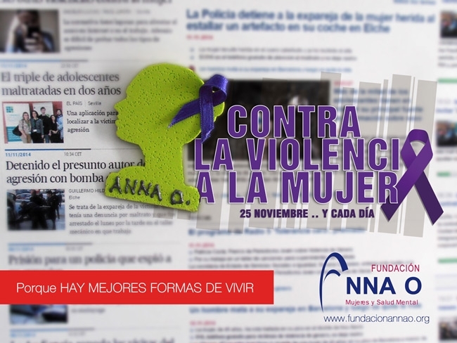 FUNDACIÓN ANNA O SE SUMA A LOS ACTOS DEL DÍA CONTRA LA VIOLENCIA A LA MUJER