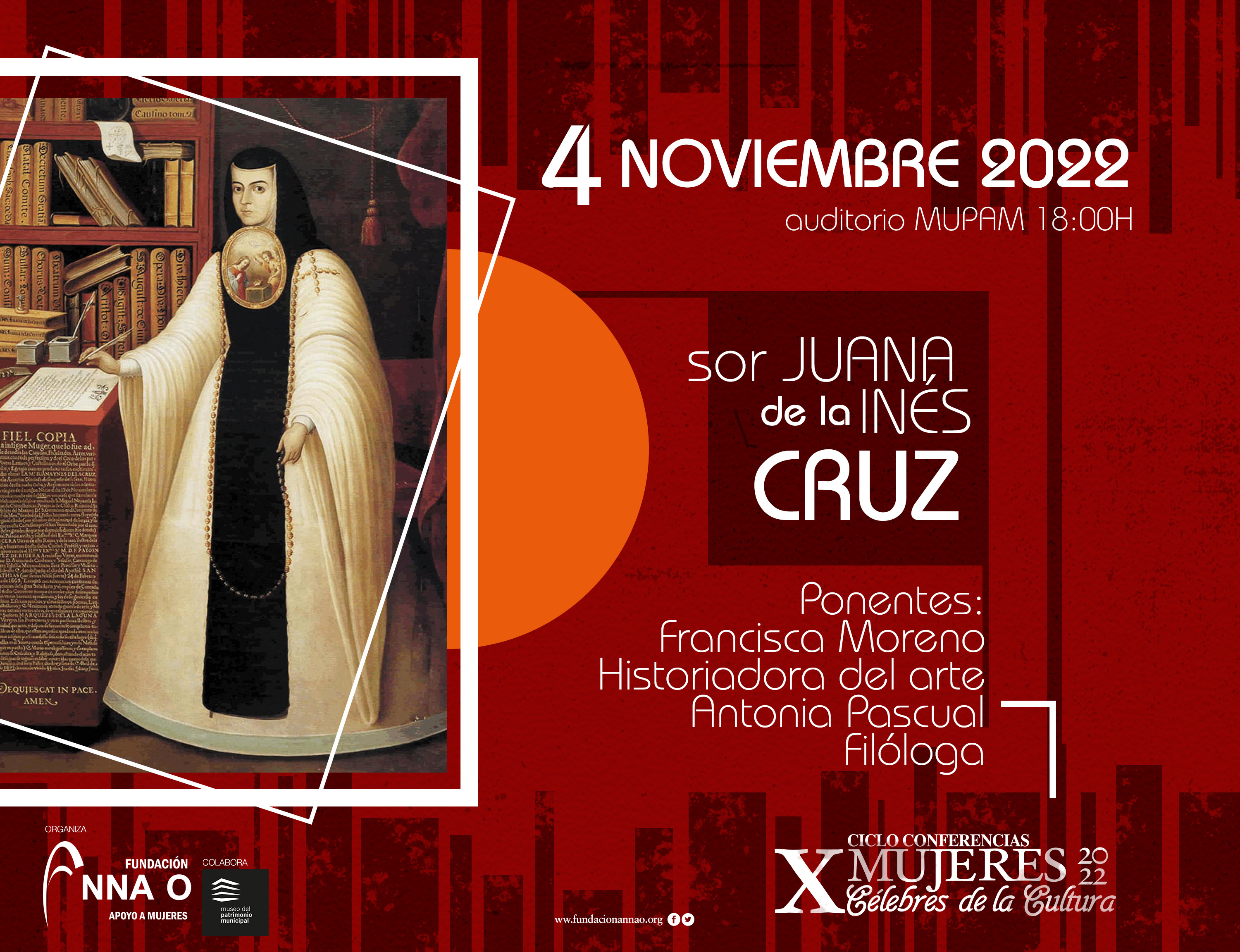 Una conferencia sobre Sor Juana Inés de la Cruz cierra el X ciclo Mujeres Célebres de la Cultura