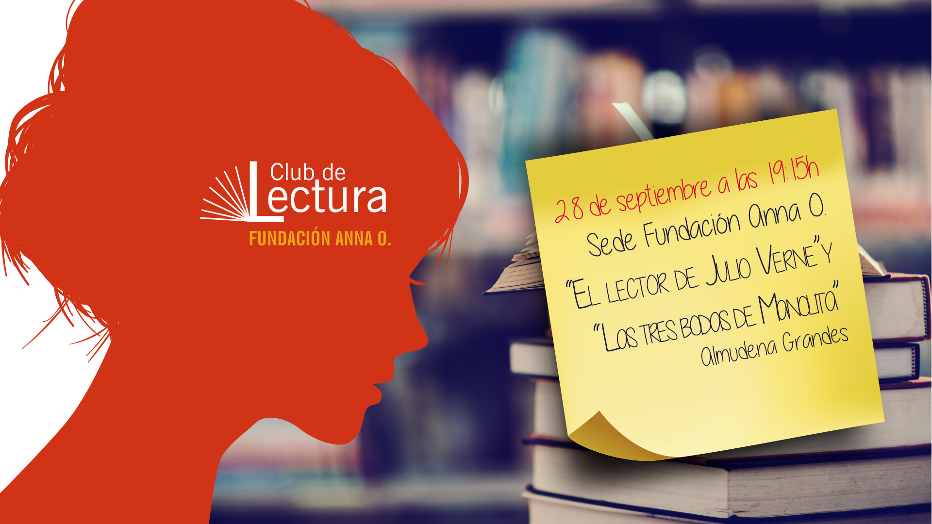 Club de Lectura Fundación Anna O 28 de septiembre