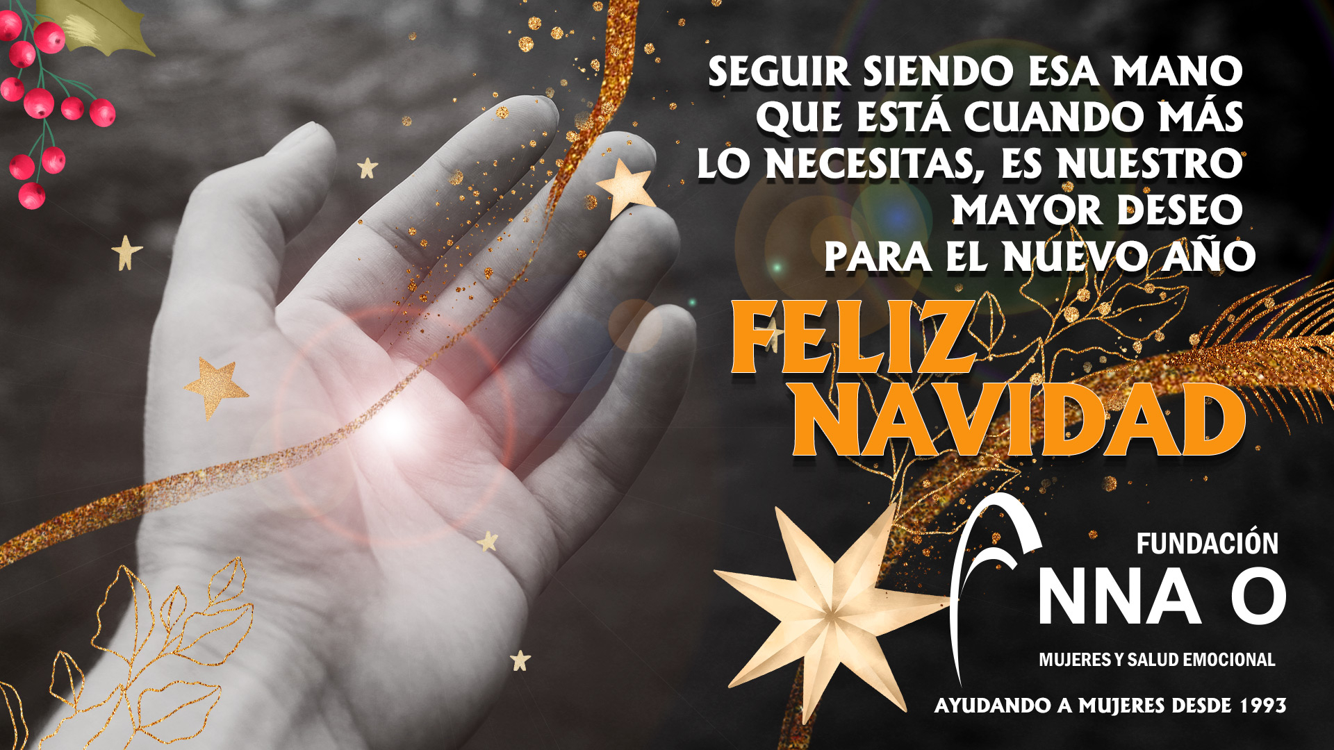 Fundación Anna O. os desea Feliz Navidad y un próspero 2022.