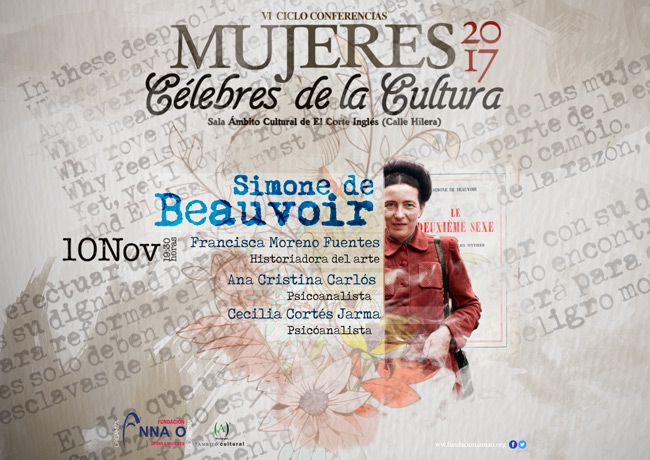 Una conferencia sobre Simone de Beauvoir cierra el ciclo Mujeres Célebres 2017