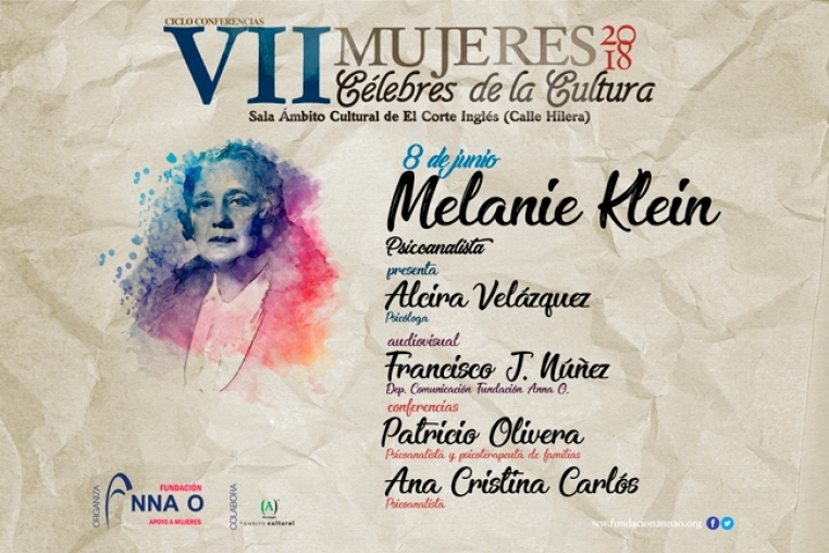 La psicoanalista Melanie Klein centrará la segunda conferencia del ciclo "Mujeres Célebres 2018"