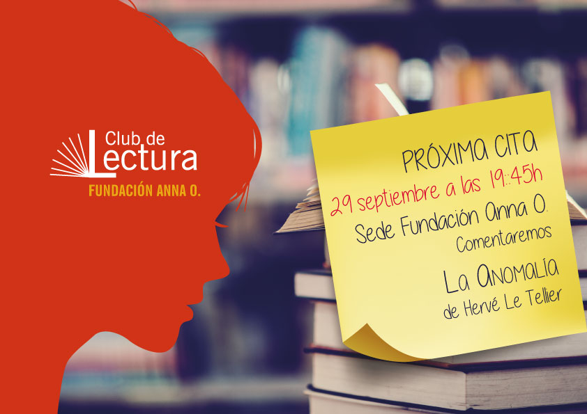 El club de lectura de Fundación Anna O. reanudará su actividad el  29 de septiembre