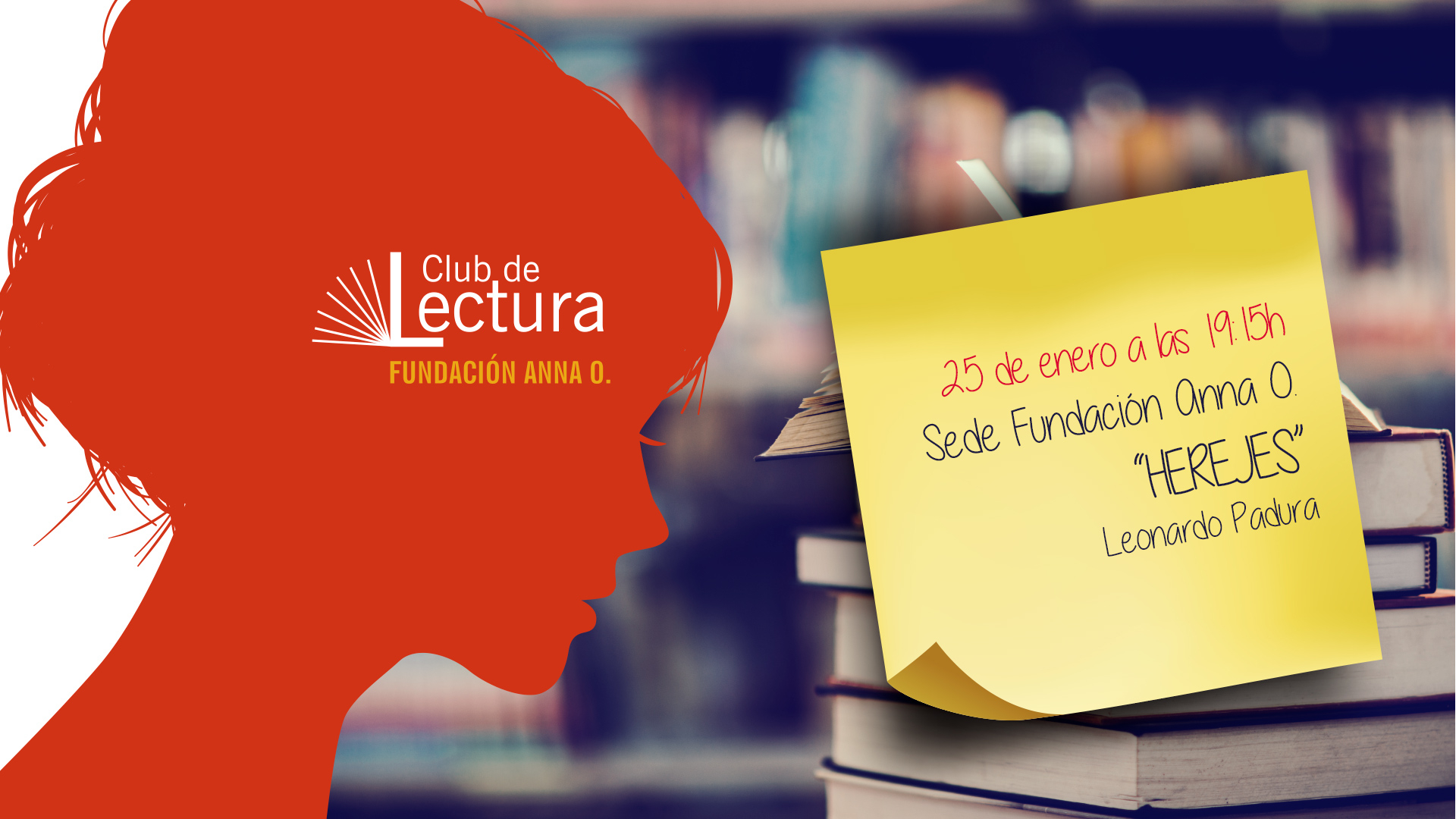 Club de Lectura Fundación Anna O 25 de enero de 2023