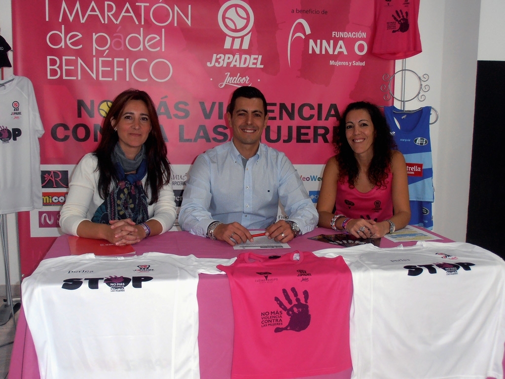 Presentado el I Maratón de Pádel Benéfico J3Pádel Indoor Contra la Violencia de Género