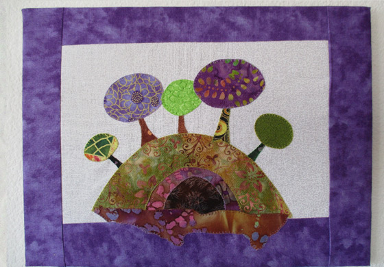 Una de las obras de Telaranna Artesanía