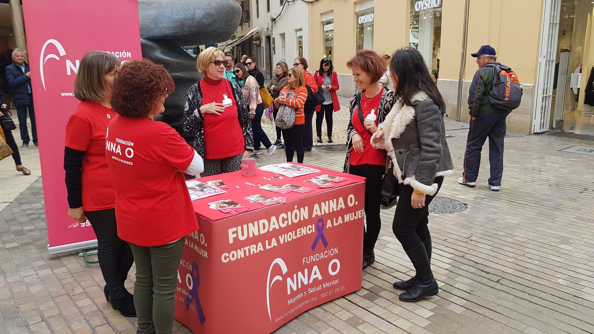 Fundación Anna O. en los actos con motivo del 25 de noviembre día contra la violencia de género